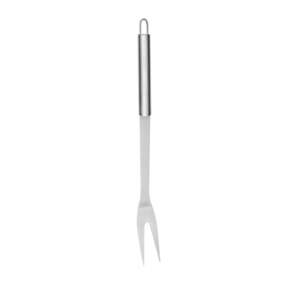 Set 9 ustensile pentru gratar, otel inoxidabil/silicon, husa depozitare inclusa, 38.5 x 11.5 x 5 cm, negru/argintiu [12]