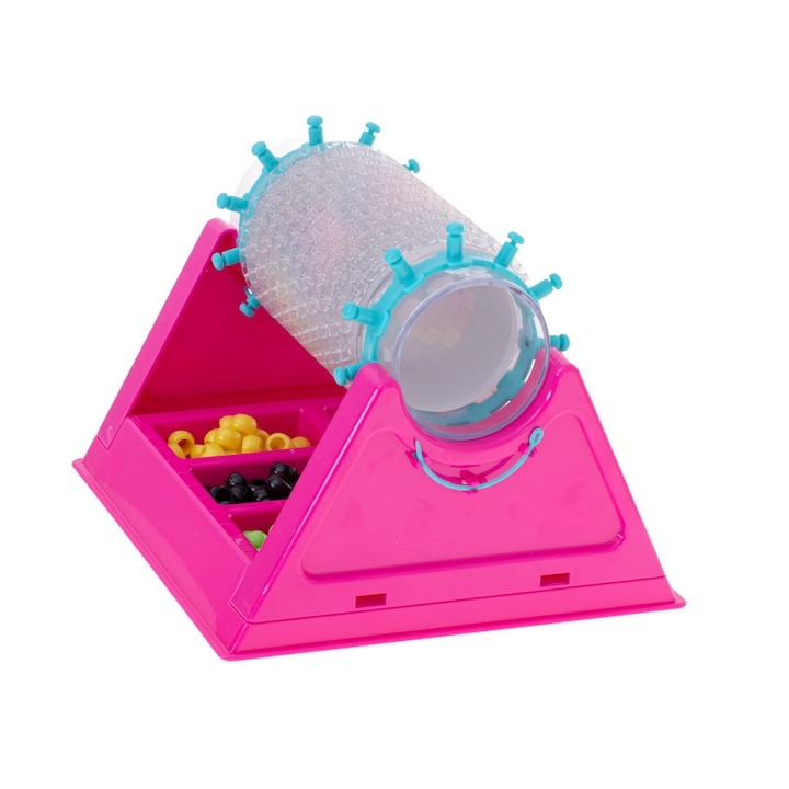 Set pentru bratari cu margele, 9 culori diferite, razboi de cusut - Multicolor [3]