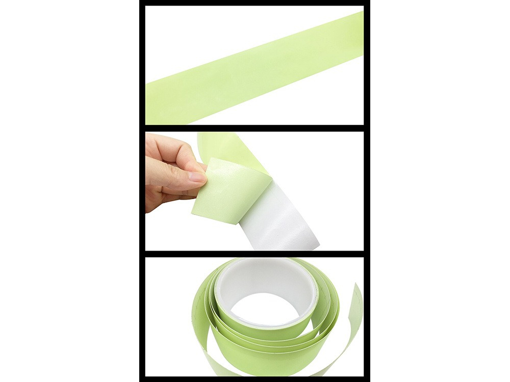Banda adeziva, fosforescenta, 5 m x 3 cm, multifunctionala, verde [5]