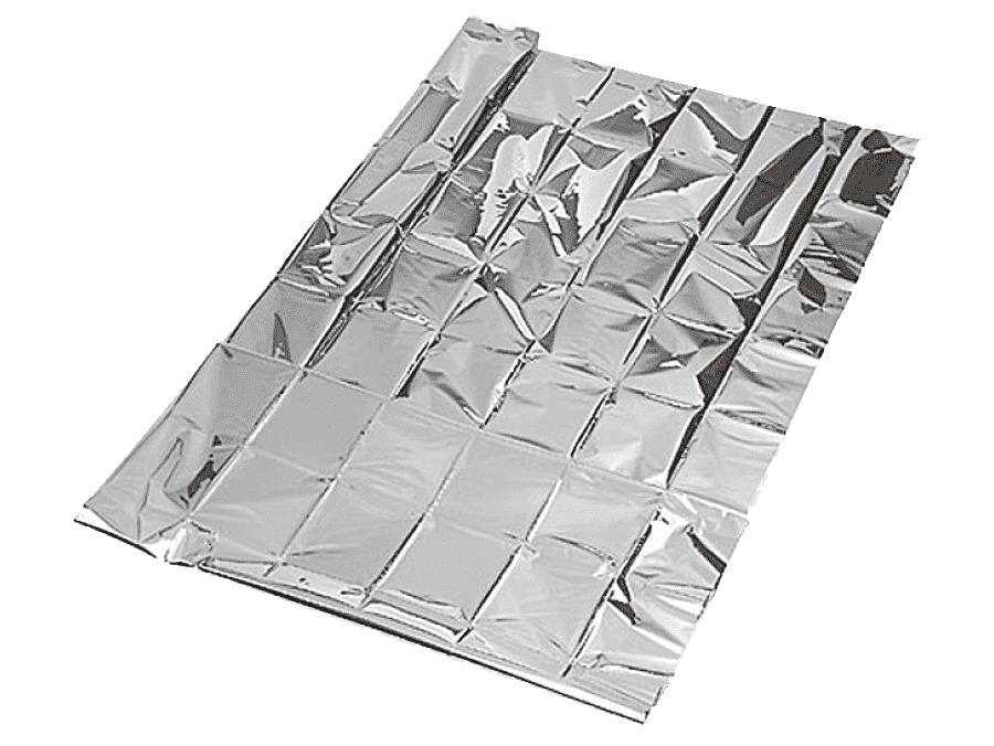 Patura termica, pentru supravietuire, impermeabila, camping, drumetii, 160 x 210 cm, argintiu [4]
