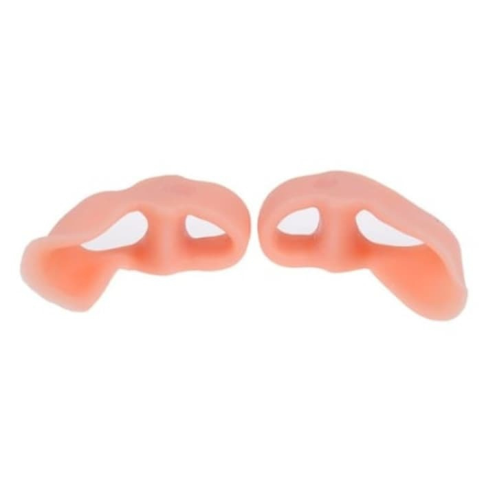 Set 4 dispozitive pentru corectie si ajustare pozitie degete, din silicon - Bej [4]