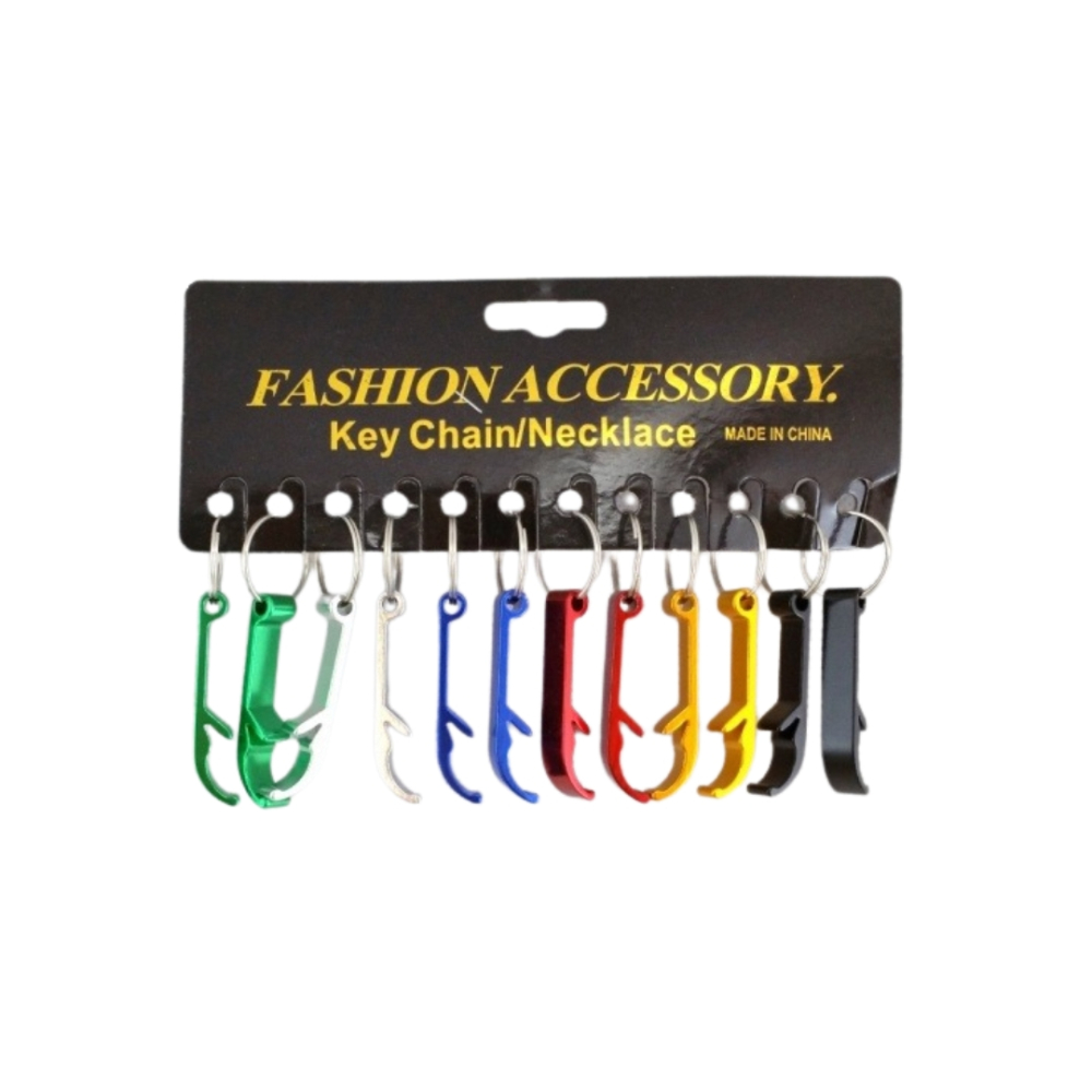 Set 12 x desfacator sticle, 7 cm, aluminiu, multicolor [1]