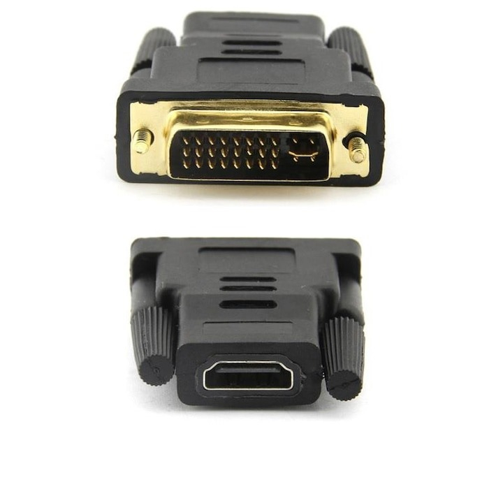 Adaptor HDMI mama la DVI tata 24+5 DVI-I, gri [4]