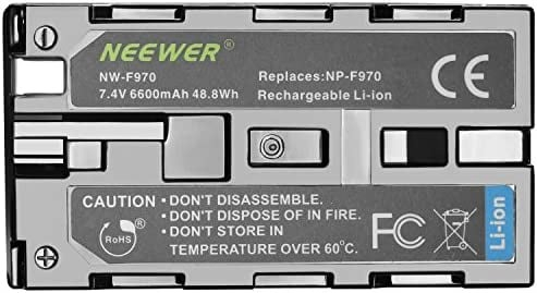 Acumulator premium Neewer tip Sony NP-F960 NP-F975 NP-F950 NP-F930, 4600 mAh Li-ION [4]