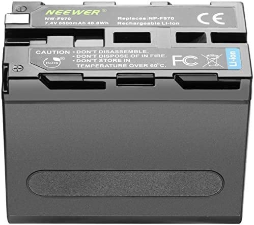 Acumulator premium Neewer tip Sony NP-F960 NP-F975 NP-F950 NP-F930, 4600 mAh Li-ION