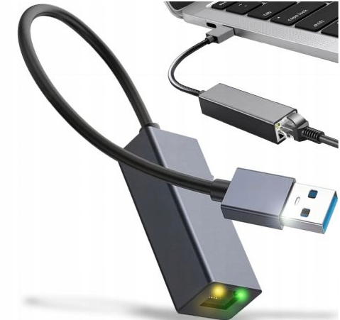 Adaptor cablu internet, 1000Mbps USB 3.0, Gigabit Ethernet RJ45 [3]