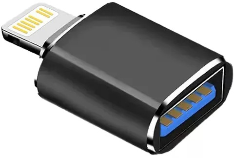 Adaptor Conversie USB 3.0 la lightning, USB-A, lightning - Negru [3]