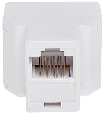 Splitter adaptor pentru cablu retea LAN,mufa RJ45,o intrare si 2 iesiri - Alb [2]
