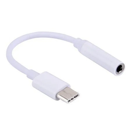 Adaptor USB C - Jack 3.5 mm 11 cm - Alb [2]