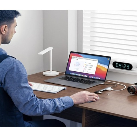Adaptor USB cu 4 iesiri, transfer rapid de date, USB 3.0 si 2.0, carcasa aluminiu, Plug & Play, pentru laptop si PC [4]