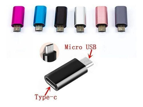 Adaptor USB tip C la micro USB pentru diverse dispozitive - Gri, auriu [2]