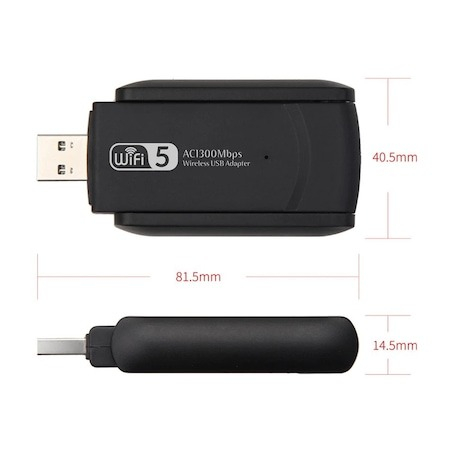Adaptor Wireless Extender USB 3.0 - 1300 Mb/s, amplificator semnal wifi 5 [6]