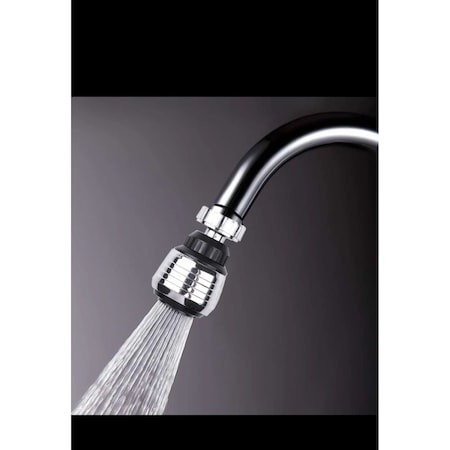 Aerator, extensie pentru robinet universala cu 2 moduri de pulverizare - Negru/gri [3]