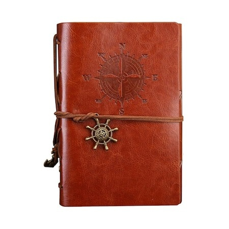 Jurnal de calatorie Vintage, 150x100 mm, A6 - Grena