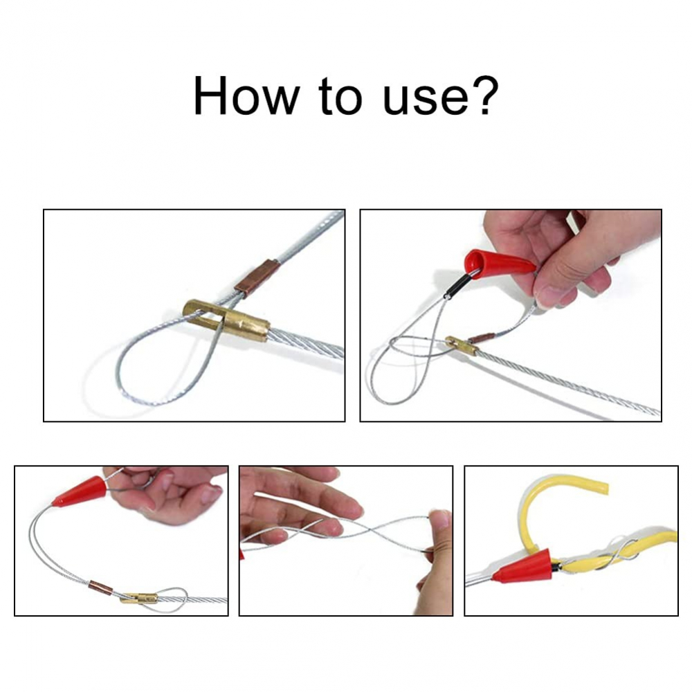 Agrafa extractoare multifunctionala pentru extragerea firelor, a diverse conductoare, lungime 24 cm, diametru 1.2mm [2]