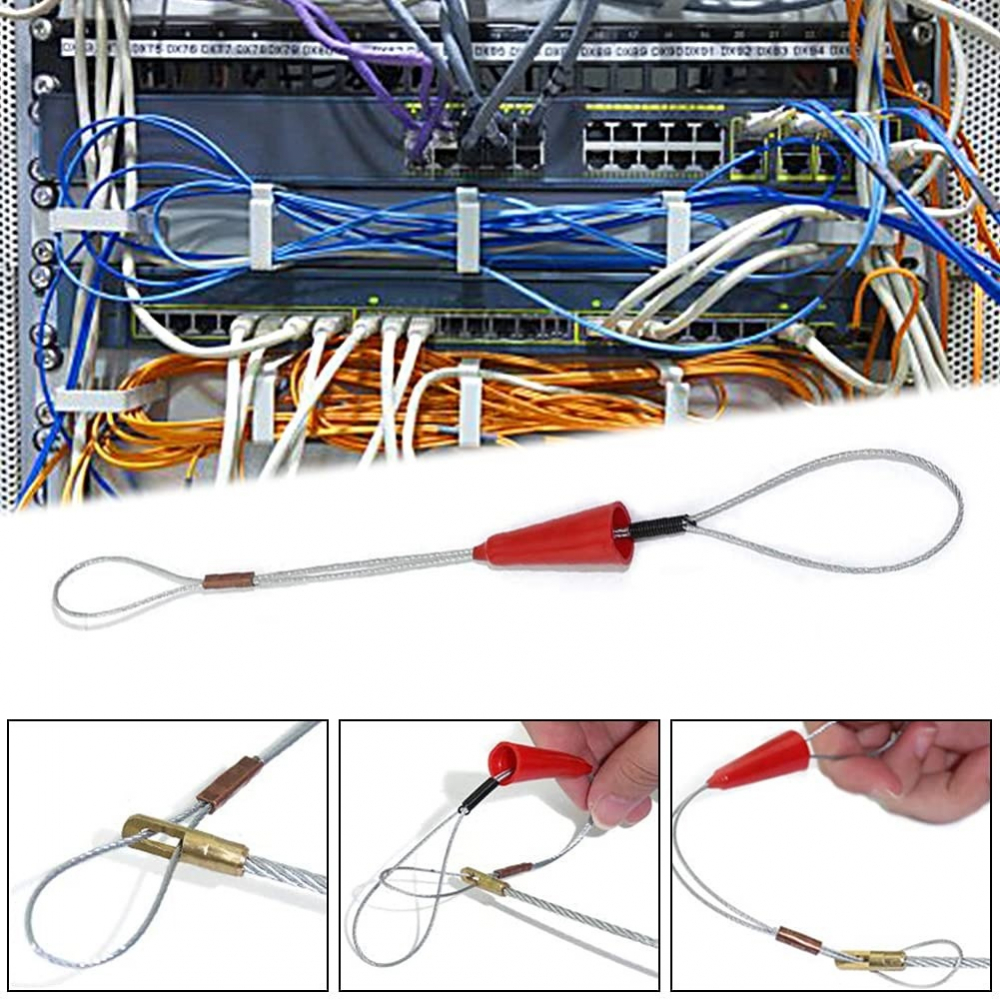 Agrafa extractoare multifunctionala pentru extragerea firelor, a diverse conductoare, lungime 24 cm, diametru 1.2mm [5]