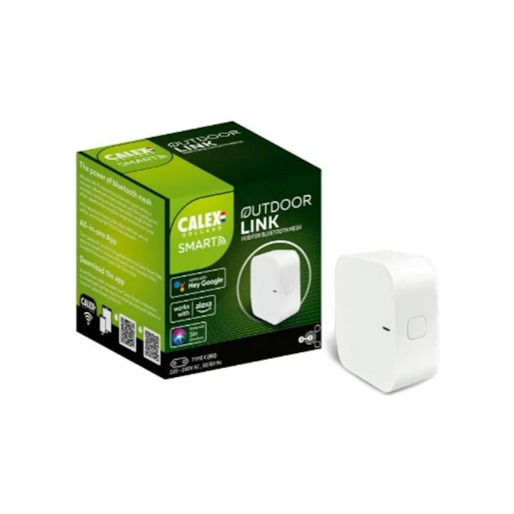 Amplificator de semnal/hub inteligent Calex Smart Outdoor Gateway Wi-Fi & Bluetooth Mesh, Exterior IP44, 16 A [5]