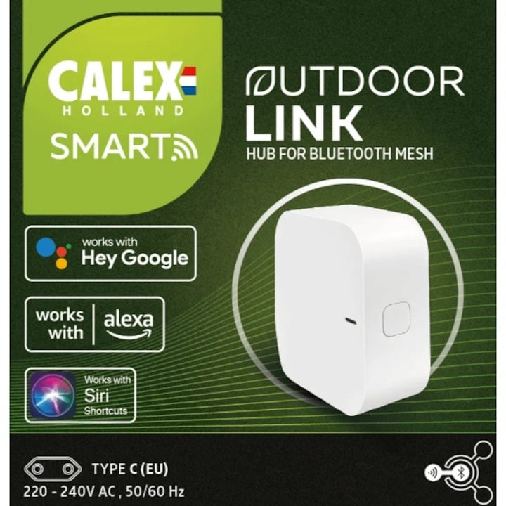 Amplificator de semnal/hub inteligent Calex Smart Outdoor Gateway Wi-Fi & Bluetooth Mesh, Exterior IP44, 16 A [4]