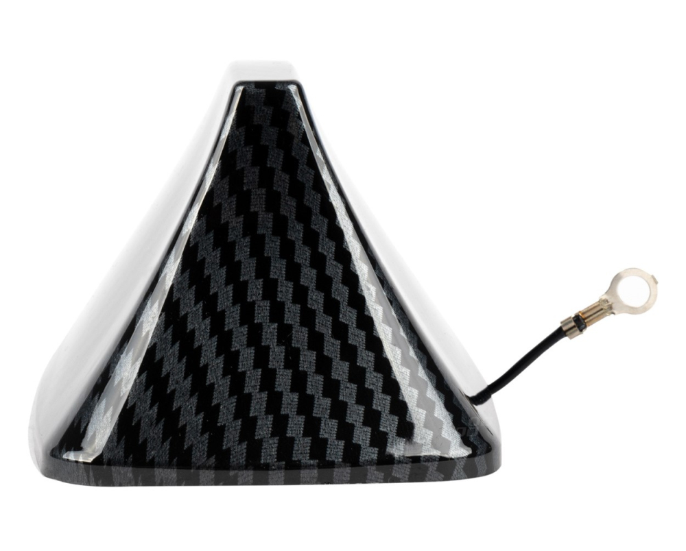 Antena auto neagra carbon tip aripioara de rechin, universala, decorativa [3]