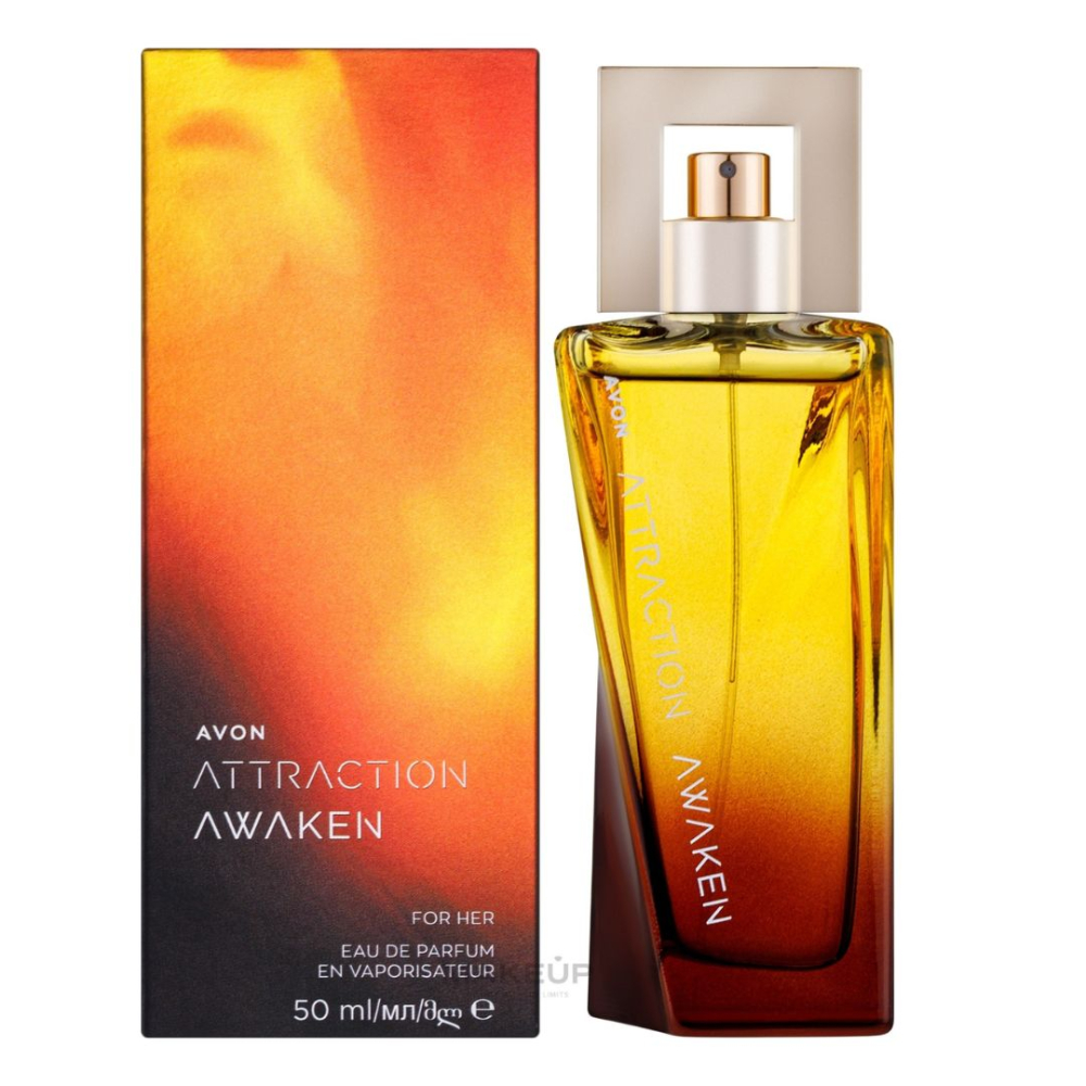 Apă de parfum Avon Attraction Awaken pentru femei, 50 ml – floral-fructată cu note de mandarină, trandafir și mosc, parfum proaspăt și energizant [1]