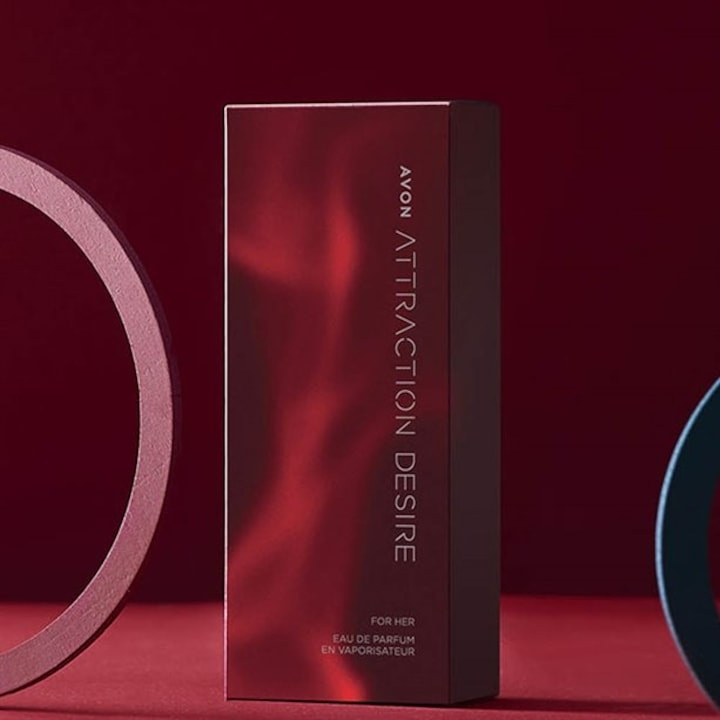 Apă de parfum Avon Attraction Desire pentru femei, 50 ml – oriental-florală cu note de cireșe negre, iasomie și chihlimbar, parfum intens și pasional [4]