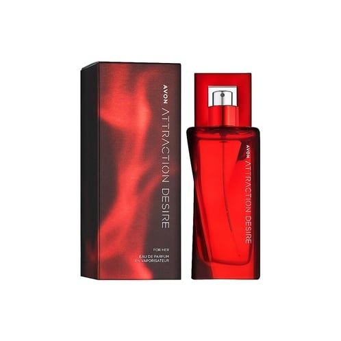 Apă de parfum Avon Attraction Desire pentru femei, 50 ml – oriental-florală cu note de cireșe negre, iasomie și chihlimbar, parfum intens și pasional [1]