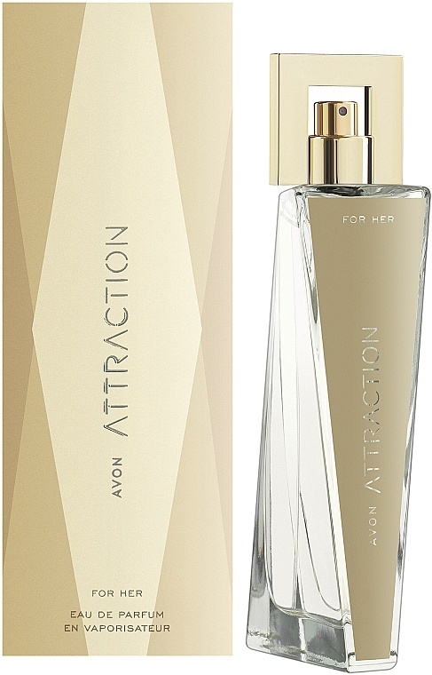 Apa de parfum Avon Attraction pentru femei, 50 ml – floral-lemnoasa cu note de mure, orhidee, mosc si ambra, parfum senzual si elegant [1]