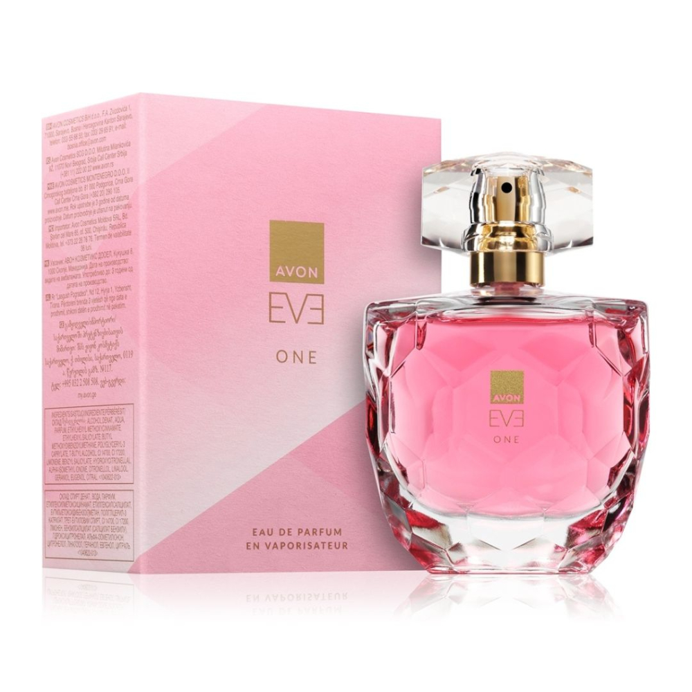 Apa de parfum Avon Eve One 50 ml – floral, fructata, pentru femei, cu note luminoase de para, iasomie si lemn de santal, ideala pentru femeia moderna si sigura pe sine [1]