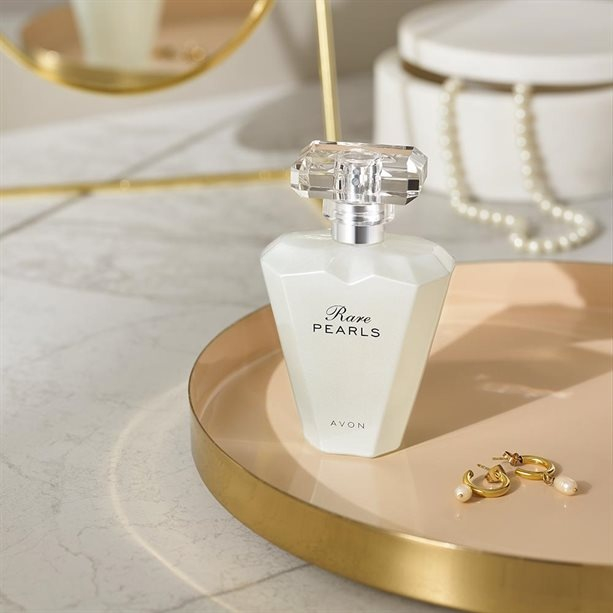 Apă de parfum Avon Rare Pearls Eau de Parfum 50 ml pentru femei – parfum floral-lemnos cu magnolie, rosewood și mosc de perlă, pentru femeia elegantă și sofisticată [5]