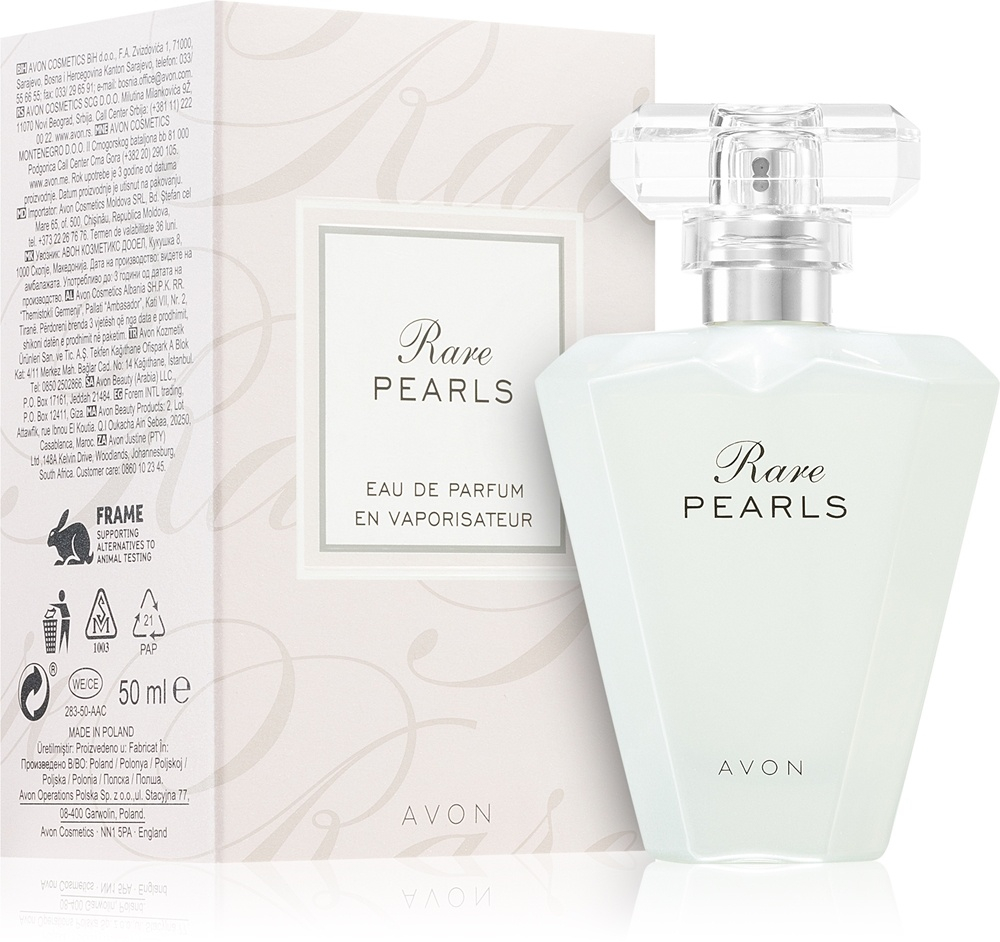 Apă de parfum Avon Rare Pearls Eau de Parfum 50 ml pentru femei – parfum floral-lemnos cu magnolie, rosewood și mosc de perlă, pentru femeia elegantă și sofisticată [7]