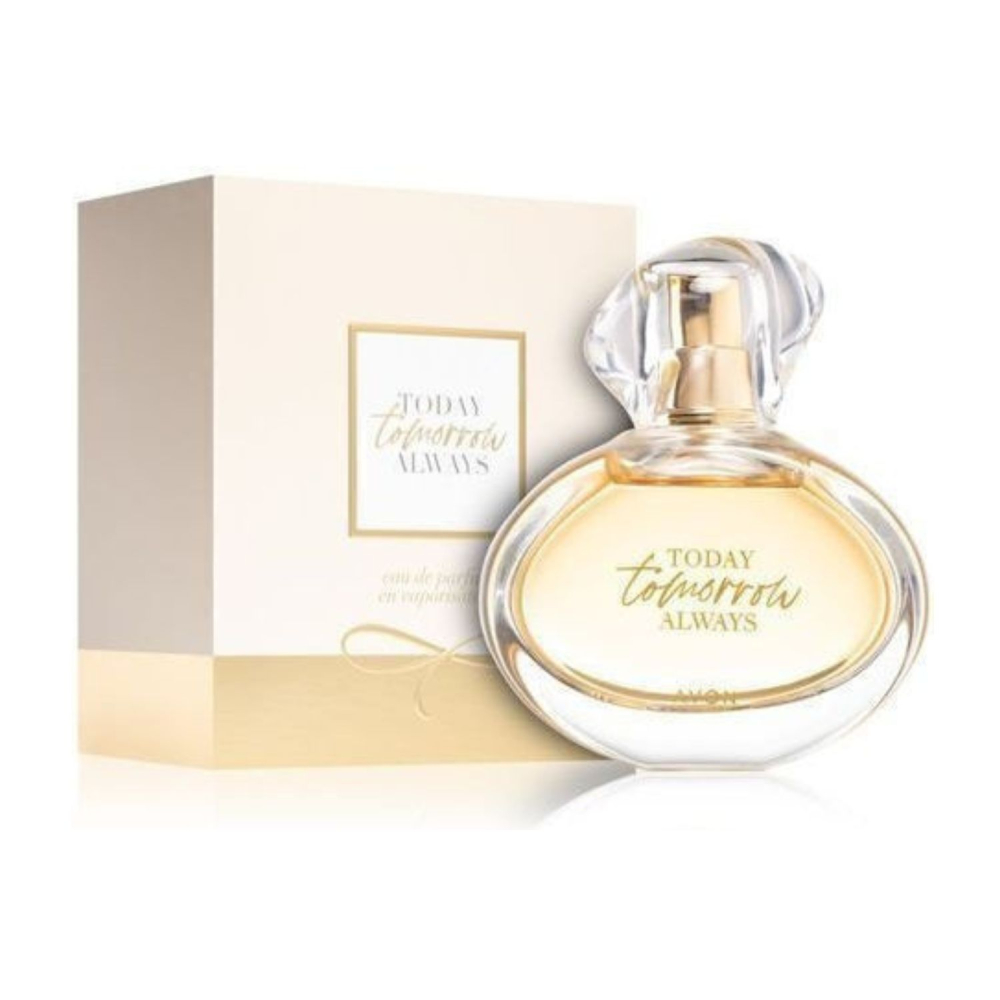 Apă de parfum Avon Today Tomorrow Always 50 ml – floral-orientală pentru femei, cu note de frezie, iasomie și lemn de santal, un parfum elegant și romantic, simbol al iubirii eterne [1]
