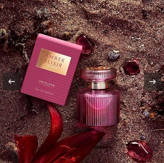 Apa de parfum Oriflame Amber Elixir Mystery pentru femei 50 ml, aroma orientala senzuala cu crin rosu si chihlimbar [2]