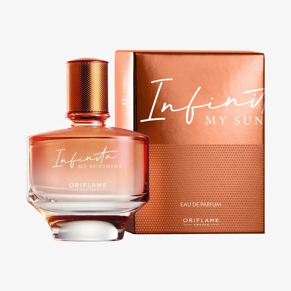 Apă de parfum Oriflame Infinita My Sunshine 50 ml – lumina caldă a soarelui într-un parfum al bucuriei, energiei și feminității radiante [1]