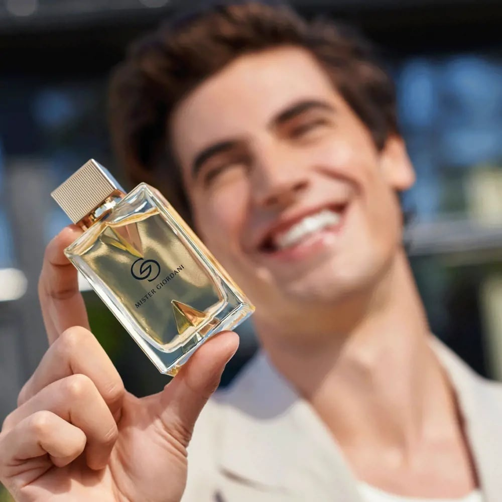 Apa de parfum Oriflame Mister Giordani pentru barbati 75 ml, aroma lemnos aromatica, bergamota italiana, vetiver si lemn de santal [3]