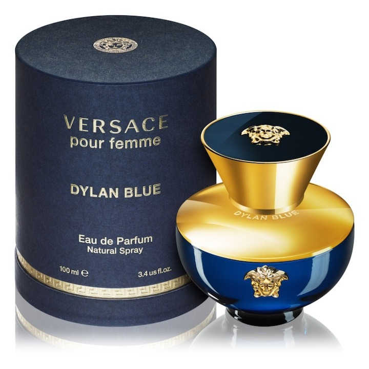 Apa de parfum pentru femei, Versace, New Dylan Blue, 100 ml [2]