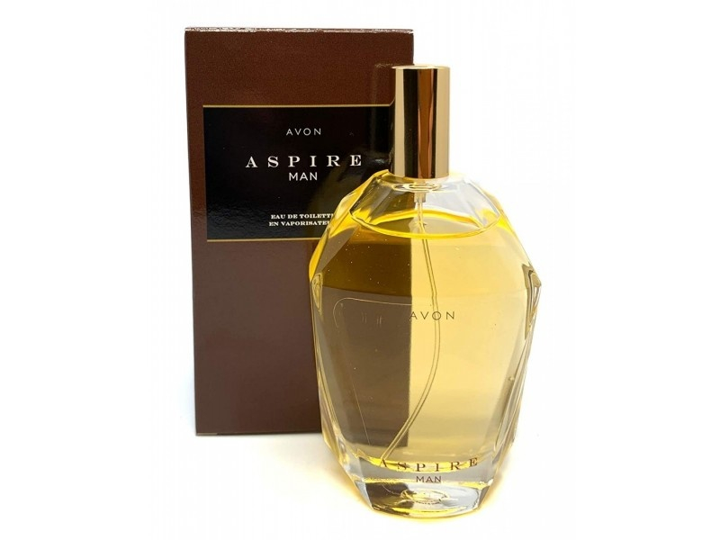 Apă de toaletă Avon Aspire Man 75 ml – aromatic-lemnoasă pentru bărbați, cu note de grapefruit, cardamom și lemn de cedru, ideală pentru purtare zilnică și ocazii speciale [1]