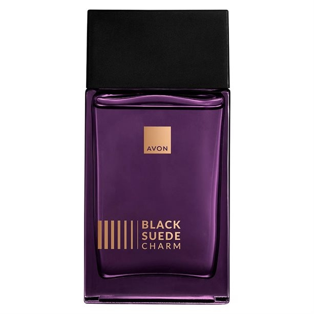 Apă de toaletă Avon Black Suede Charm pentru bărbați 100 ml – parfum lemnos-condimentat cu note de cardamom, ghimbir și piele de căprioară, pentru bărbatul elegant și rafinat [1]