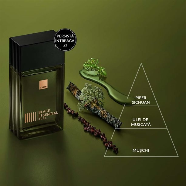 Apă de toaletă Avon Black Suede Real pentru bărbați 100 ml – parfum lemnos-aromatic cu note de bergamotă, lavandă și mosc, pentru bărbatul autentic, puternic și încrezător [3]