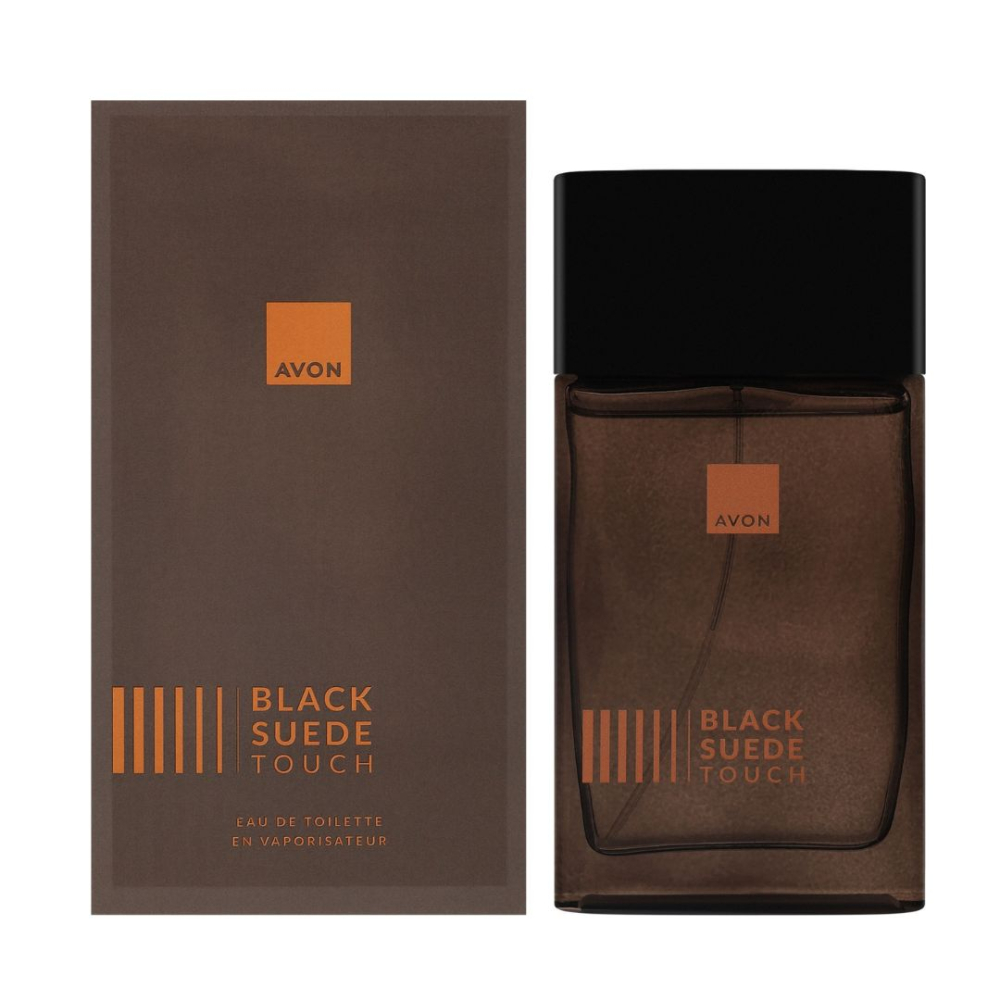 Apă de toaletă Avon Black Suede Touch pentru bărbați 100 ml – parfum oriental-condimentat cu note de ghimbir, piper și vanilie, pentru bărbatul elegant și încrezător [1]
