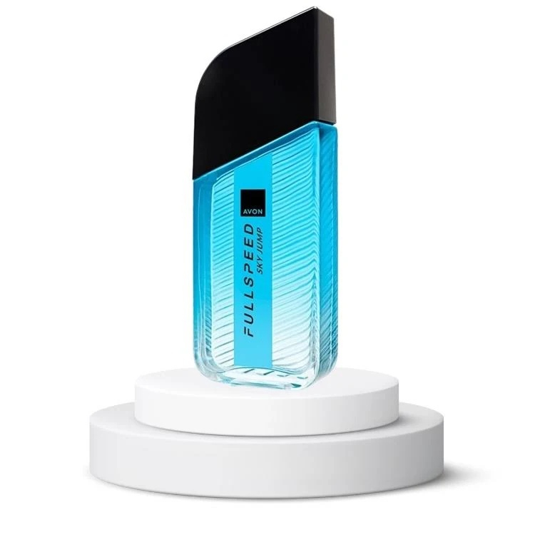 Apă de toaletă Avon Full Speed Sky Jump pentru bărbați 100 ml – parfum aromatic-fresh cu note de bergamotă, lavandă și mosc, pentru bărbatul aventuros și energic [4]