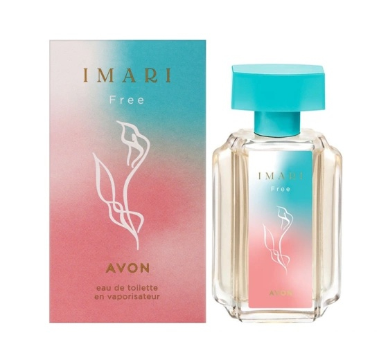 Apa de toaleta Avon Imari Free pentru femei, 50 ml, chypre-floral-fresh, cu note de bergamota siciliana, pere, alge marine, bujor, lalea de apa, cashmeran si ambra [1]
