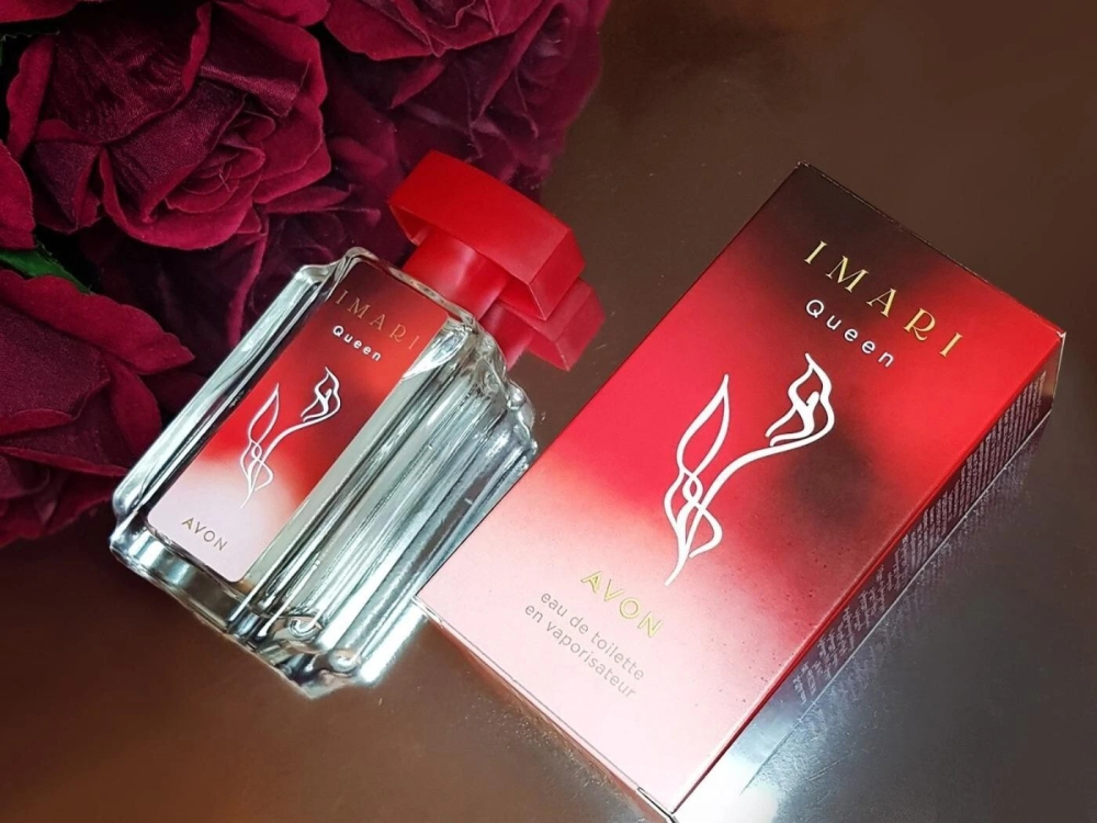 Apa de toaleta Avon Imari Queen pentru femei, 50 ml, floral-fructata-cypre, cu note de mure, trandafir regal si mosc de anason [4]