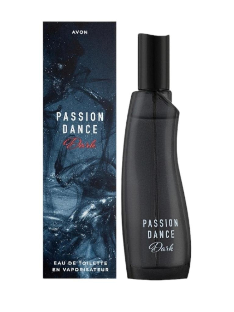 Apa de toaletă Avon Passion Dance Dark pentru femei, 50 ml, oriental-florală, cu note de fructe roșii, iasomie, vanilie și mosc [1]