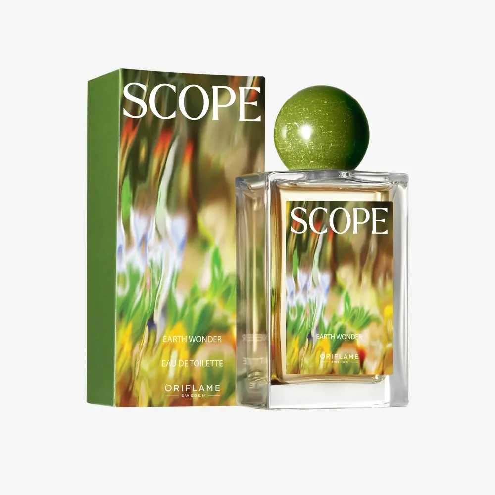 Apă de toaletă Oriflame Scope Earth Wonder 50 ml – spiritul exploratoriei într-o aromă vibrantă şi modernă [1]
