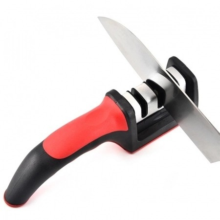 Aparat profesional universal pentru ascutit cutite,cu maner anti alunecare si 3 niveluri [2]