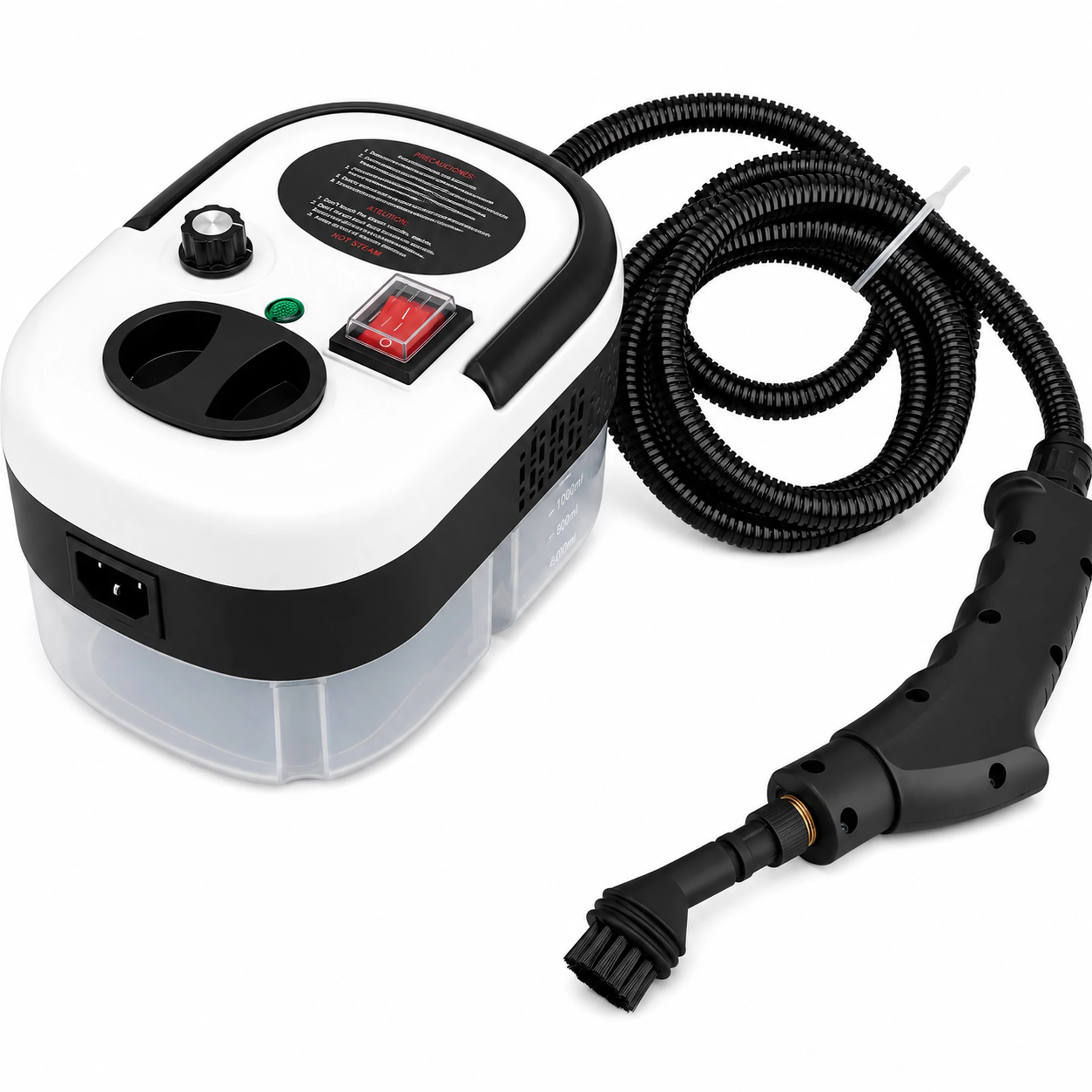 Aparat de curatat cu abur alb 19 x 15 x 13 cm, 1200W, 3 bar, rezervor 1200 ml [3]