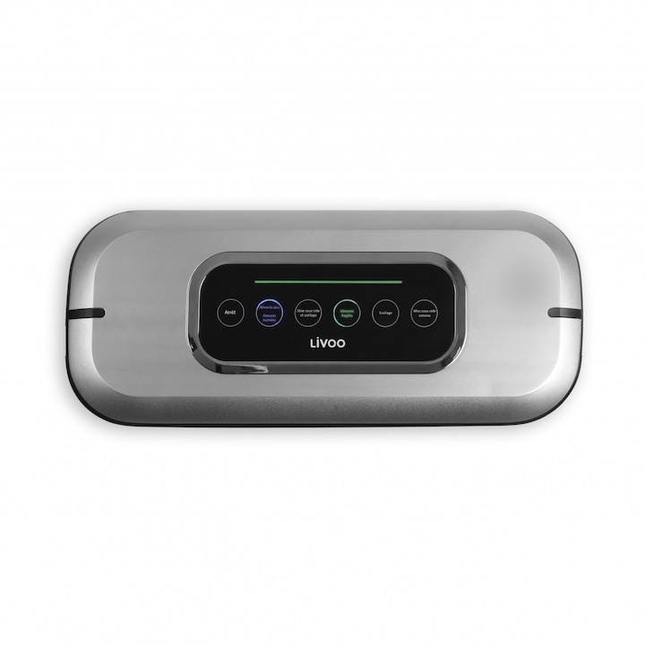 Aparat de vidat electric portabil cu functie automata de sigilare, control digital, 85 w, lama de taiere integrata, accesorii incluse si vidare uscata sau umeda, negru argintiu [2]