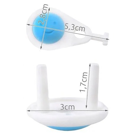 Aparatori de priza pentru protectie bebelusi 6 bucati + cheie [2]