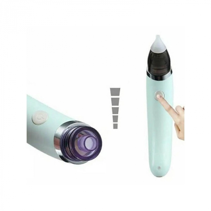 Aspirator nazal electric pentru bebelusi,capat din silicon si cablu de incarcare inclus - Verde [4]