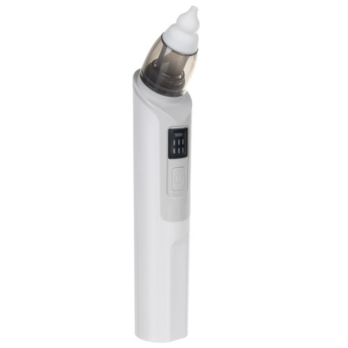 Aspirator nazal electric pentru bebelusi,cu capact de silicon si cablu incarcare inclus - Alb [6]
